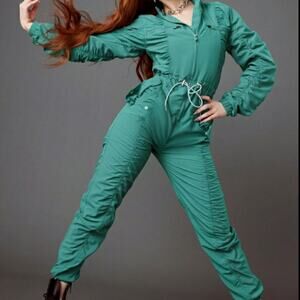 Stylish Green Jumpsuit